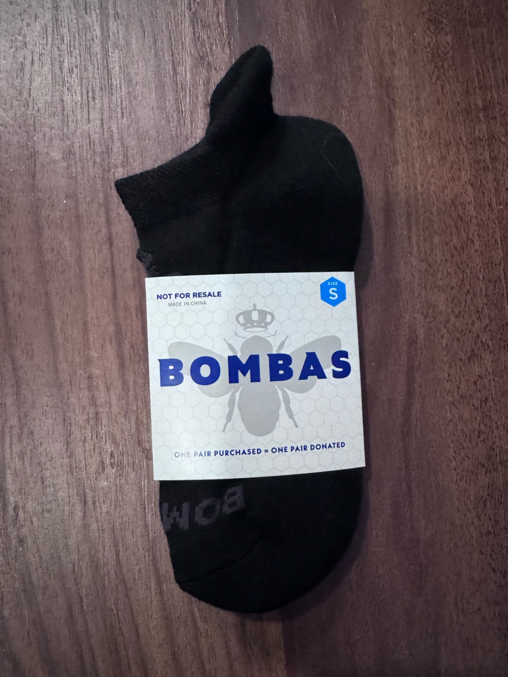 Bombas Black Casual Ankle Socks - Men’s